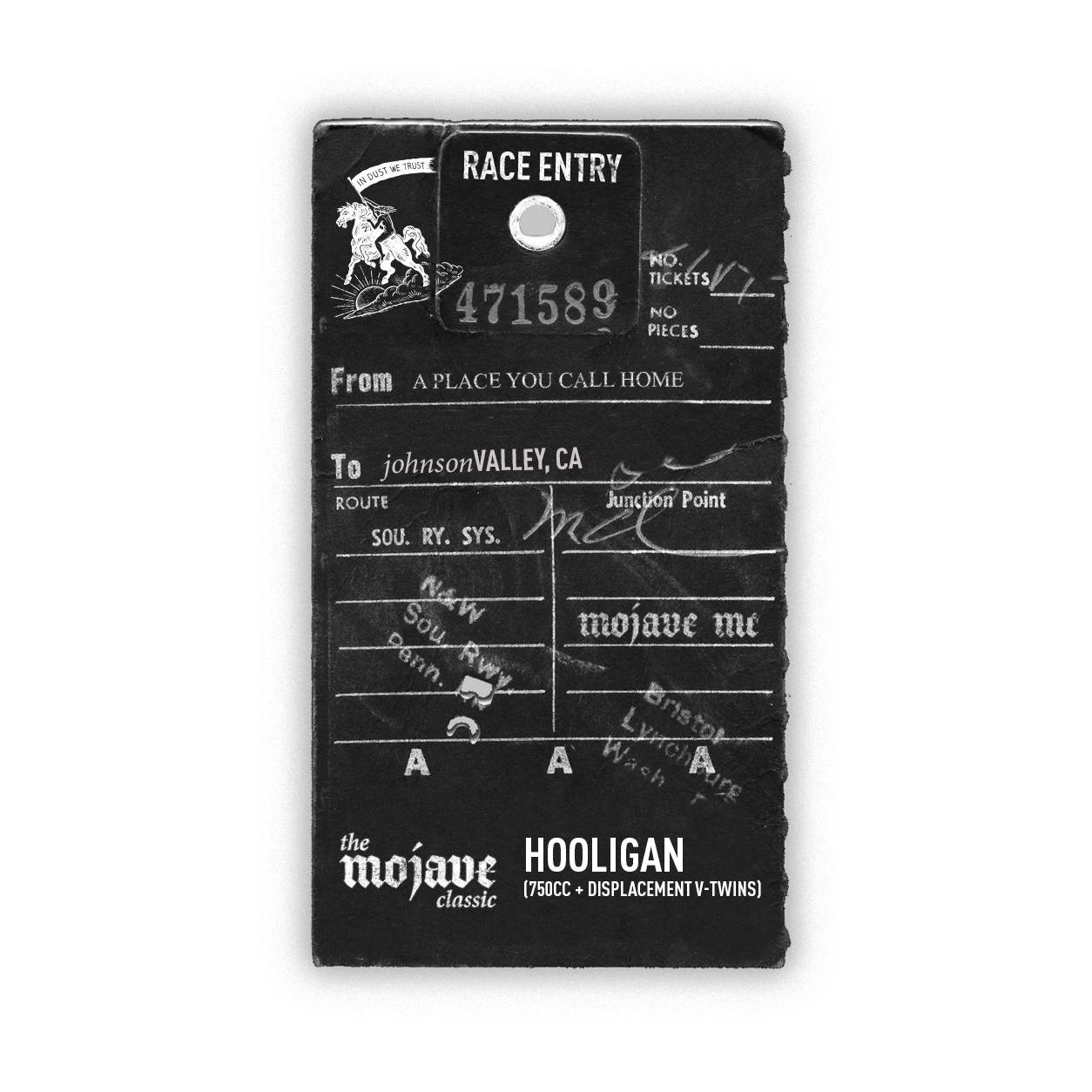 RACE ENTRY - HOOLIGAN (750cc + Displacement V-Twins)