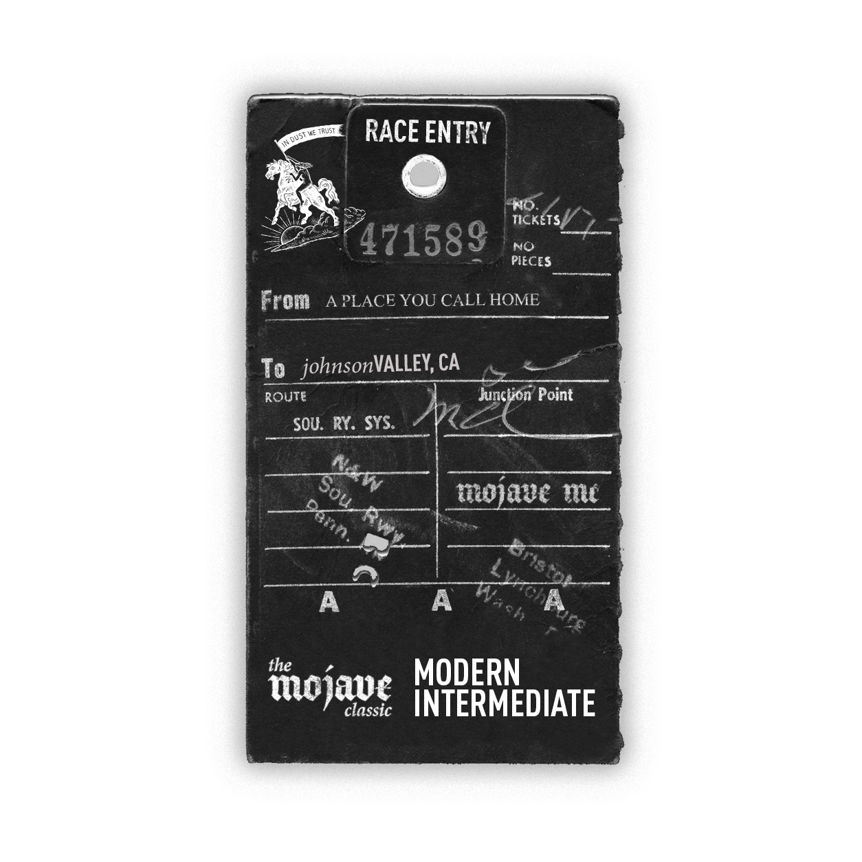 RACE ENTRY - MODERN - INTERMEDIATE