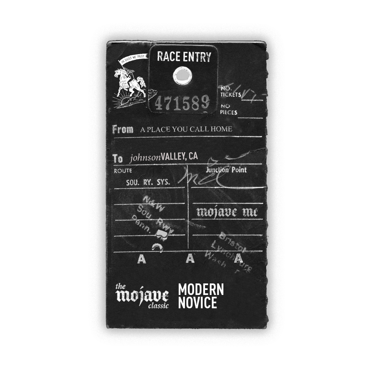 RACE ENTRY - MODERN - NOVICE