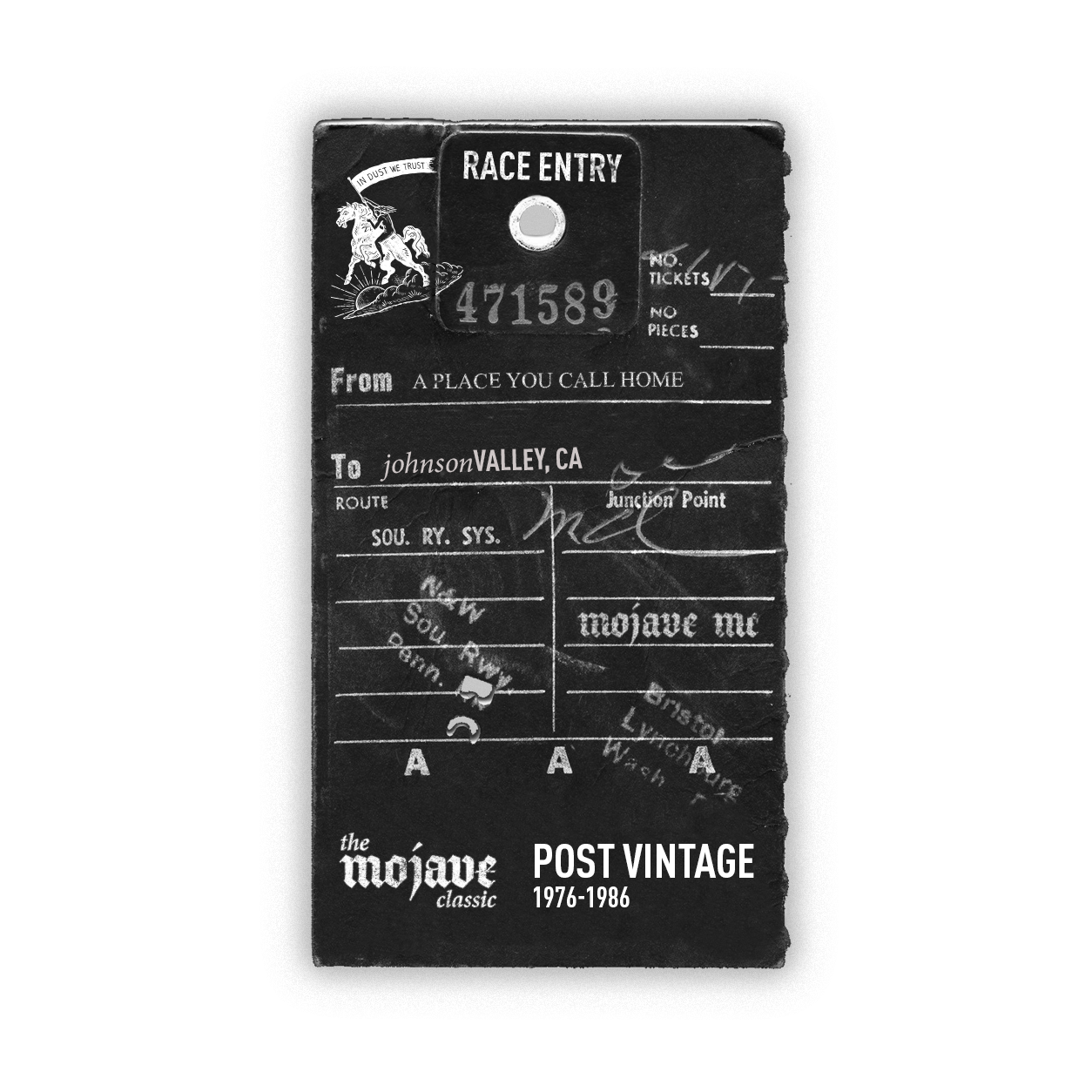 RACE ENTRY - POST VINTAGE (1976-1986)